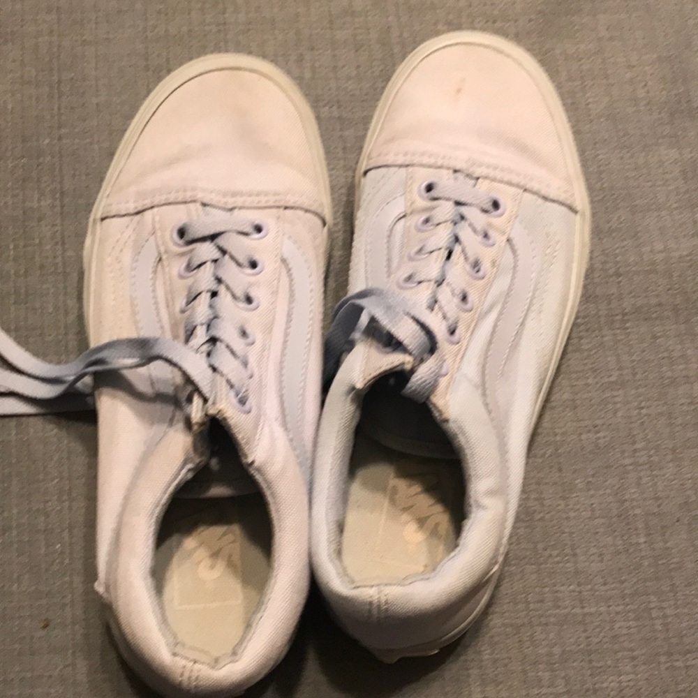 Blue vans size women 7 men 5.5